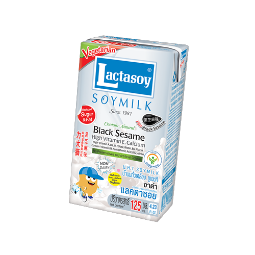 Lactasoy Soy Milk UHT Black Sesame 125ml