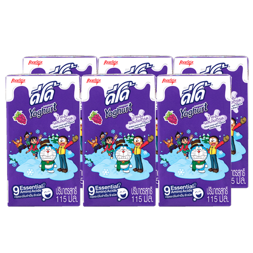 DeeDo Grape Juice with Yoghurt 115 ml 1x6