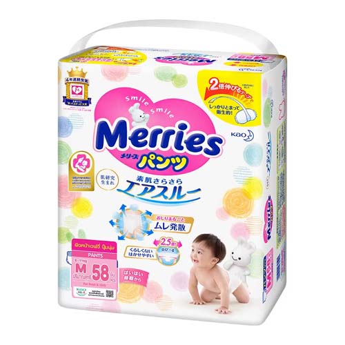 I1 Pamper Merries Size M 6-11 Kg 58 pcs