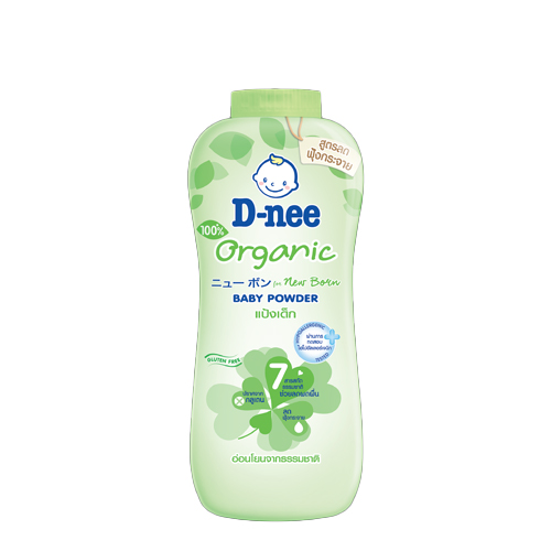 ®D-Nee Pure Organic New Born Baby Powder 350g 2pcs