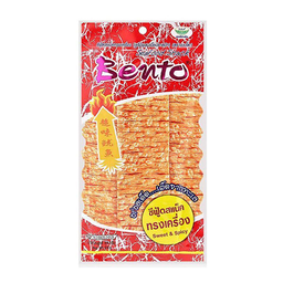 Bento Squid Seafood Snack Sweet & Spicy Flavor 18g / (หน่วย)