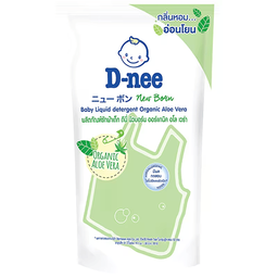 D Nee Liquid Baby Detergent Organic Aloe Vera Green Refill 600ml / (Unit)