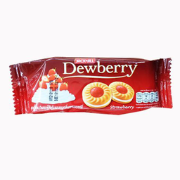 Jack & Jill Dewberry Strawberry Flavoured Jam Sandwich Cookies 27g / (หน่วย)