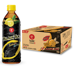 Oishi Black Tea Lemon 500ml 1x24 / (Box)