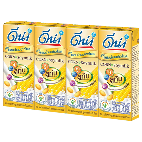 DNA UHT Soy Milk Formula With Corn Milk Size 180ml 1x4