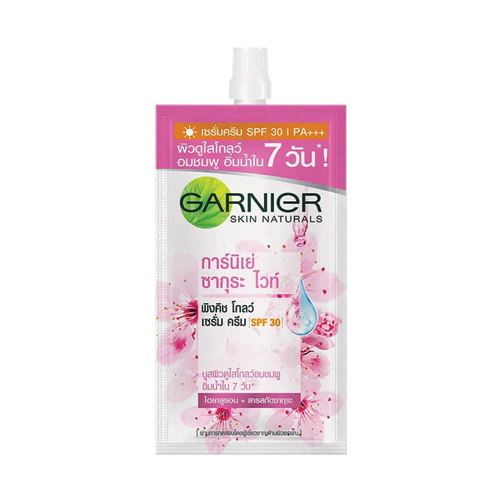 Garnier Sakura White Pinkish Glow Serum Cream UV 7ml