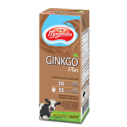 Magnolia UHT Flavored Milk with Ginkgo Chocolate Flavor 180ml / (件)