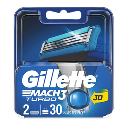 ®Gillette Mach 3 Turbo Blades 2pcs / (단위)