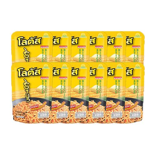Lotus Stick Biscuit Buttercorn Flavor 20g 1x12