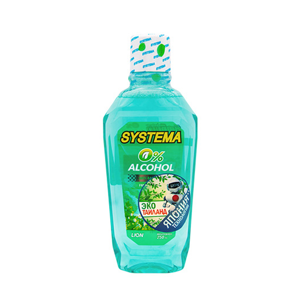 Systema mouthwash Green Forest formula without alcohol 250ml