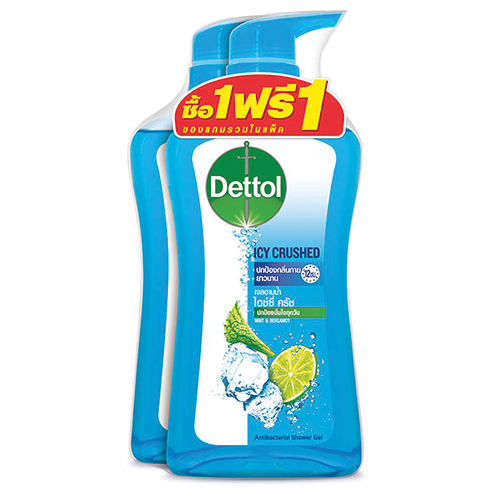 Dettol Shower Gel Icy Crushed 500ml 1x2