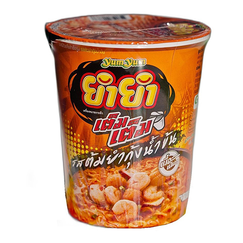 YumYum TemTem Instant Cup Noodles Tom Yum Kung Creamy Flavour 60g