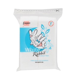 Evergreen White Rabbit White Cotton Pads 50g / (Unit)