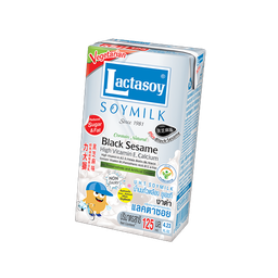 ®Lactasoy Soy Milk UHT Black Sesame 250ml / (件)