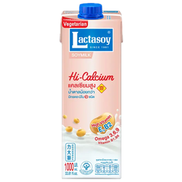 Lactasoy Soy Milk UHT Hi-Calcium 1000ml / (Unit)