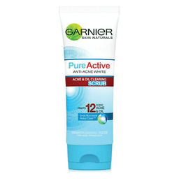 Garnier Pure Active Anti-Acne White Acne & Oil Clearing Scrub 100ml / (Unit)