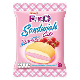 Jack&Jill Fun-O Sanwich Cake Cream Strawberry 13g / (Unit)