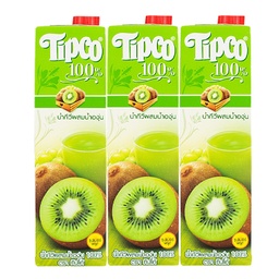 Tipco Kiwi and Grape Juice 1000ml 1x3 / (Pack)