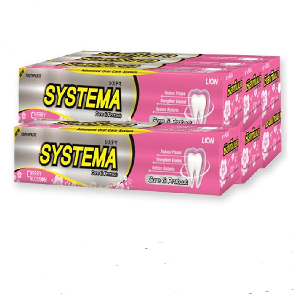 Systema Care & Protect Cherry Blossom Toothpaste 160g 1x6