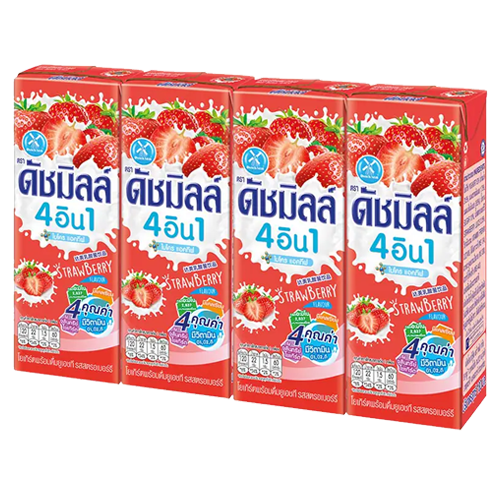 Dutch Mill Strawberry UHT Yoghurt Drink 180ml 1x4