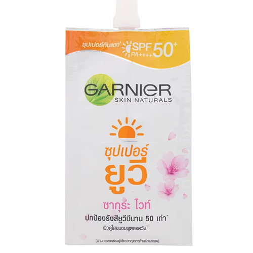 Garnier Sakura Glow Super UV Brighten & Protect Sunscreen SPF50+/PA++++ 7ml