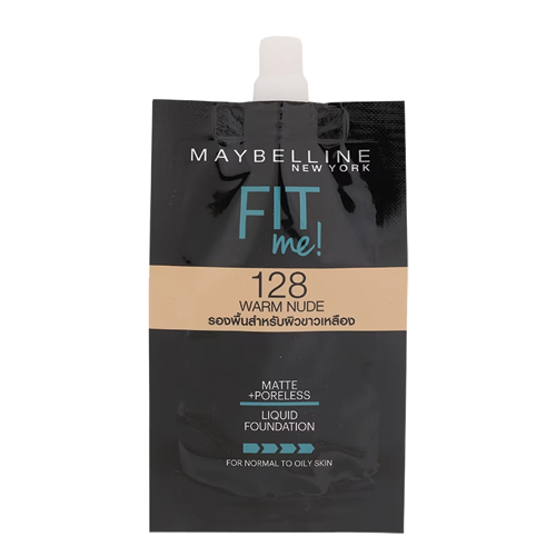 Maybelline Fit Me Matte+Poreless Foundation SPF22 128 Warm Nude 5ml