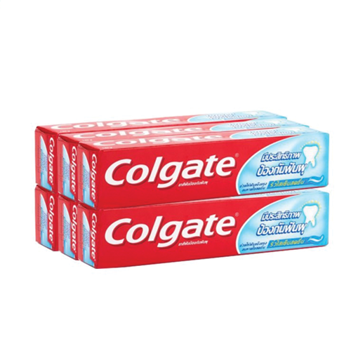 ®Colgate Toothpaste Proven Cavity Protechtion Double Cool Stripe 140g 1x6