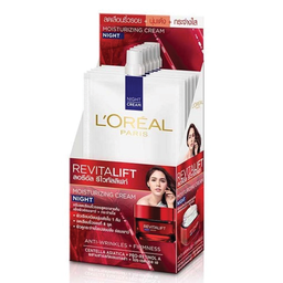 L'Oréal Paris Revitalift Moisturizing Cream Night Anti-Wrinkles+Firmness 7ml 1x6 / (Pack)