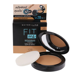 Maybelline Fit Me Matte+Poreless Powder SPF28 PA+++ 128 Warm Nude 6g / (件)