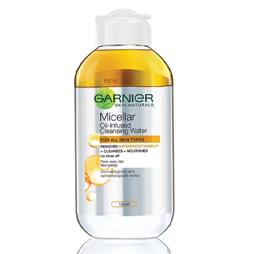 Garnier Micellar Oil-Infused Cleansing Water For All Skin Types 125ml