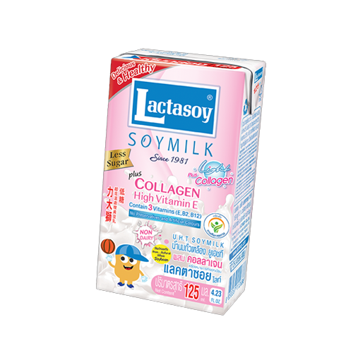 Lactasoy Poy Milk UHT Collagen Fiber 125ml