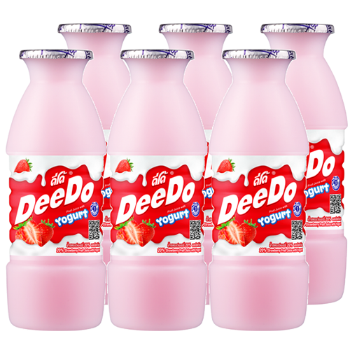 DeeDo Strawberry Juice with Yoghurt 150ml 1x6