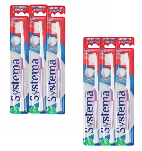 Systema Toothbrush + Medium head 1X6