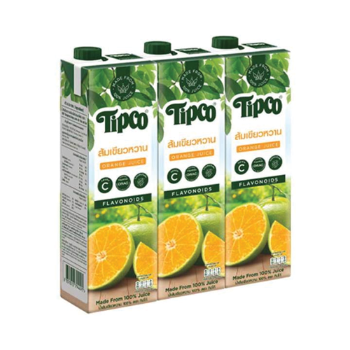 Tipco Tangerine Orange Juice 1000ml 1x3