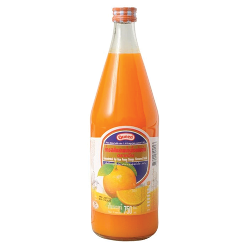 Queen Concentrated Sai Nam Phueng Orange Juice  750 ml