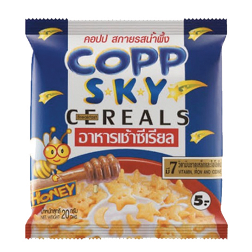 Copp cereals sky honey flavors 17g