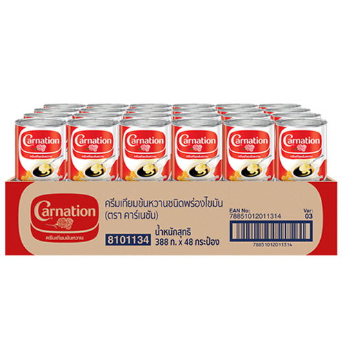 Carnation Sweetened Condensed Non-Dairy Creamer 388g 1x48