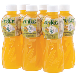 Kato 25percent Orange Juice with Nata De Coco 280ml 1X6 / (Pack)