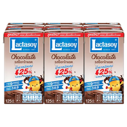 Lactasoy Poy Milk UHT Chocolate Flavored 125ml 1x6 / (Pack)