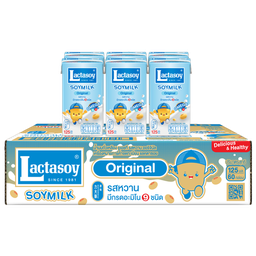 Lactasoy Poy Milk UHT Sweet Flavored 125ml 1x6x10 / (Box)