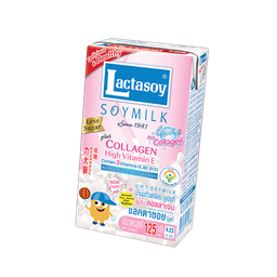 Lactasoy Light Soy Milk UHT Collagen Fiber 125ml / (หน่วย)