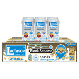 Lactasoy Poy Milk UHT Black Sesame 125ml 1x6x10 / (Box)