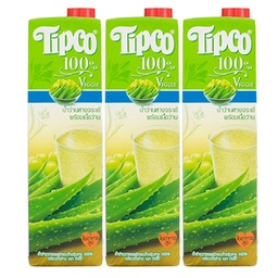 Tipco Aloe Vela and Grape Juice 1000ml 1x3 / (Pack)