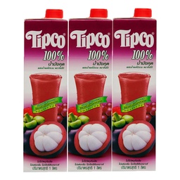 Tipco Mangosteen and Mixed Fruit Juice 1000ml 1x3 / (Pack)