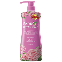 Parrot Botanicals Shower Cream Sweet Pink Rose Fragrance 500ml 1+1 Rose / (단위)