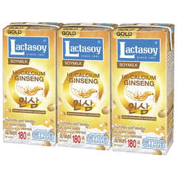 I1 Lactasoy Gold Series Soy Milk UHT Ginseng 180ml 1x4 / (Pack)