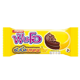 I1 ®Jack&Jill Fun-O Doublebanana Banana Coated Cookies 23g / (หน่วย)