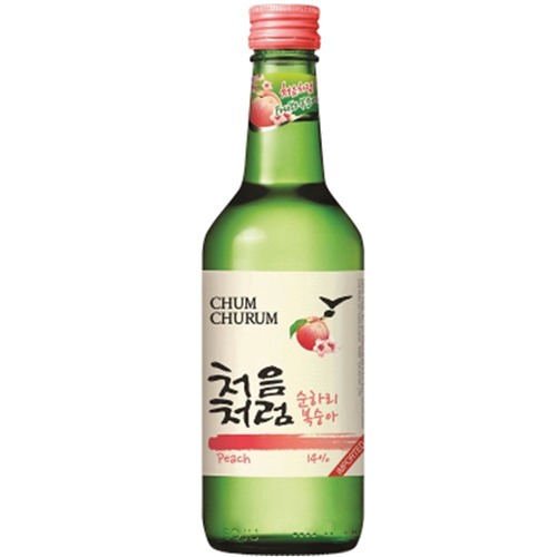 (PEACH SOJU) ໂຊຈູ ຊໍອິມຊໍຣອມ ລົດໝາກຄາຍ 1BOX 20BTLS360ml ALC 12.0%