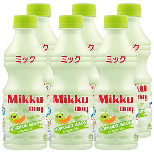 ®DeeDo Mikku Fruit Juice Melon Flavoured with Yoghurt 300 ml 1x6