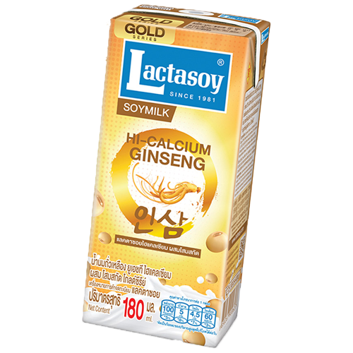 I1 Lactasoy Gold Series Soy Milk UHT Ginseng 180ml